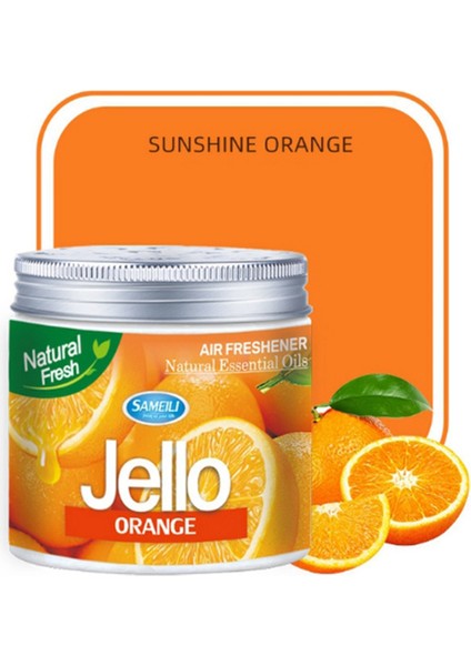 Araba 220G Jello Parfüm Hava Sınıfı Araç Balsamı Kuzeye Deodorizing Uzun Ömürlü Koku Kokusu Araç Aromaterapi Turuncu (Yurt Dışından) indirimleri