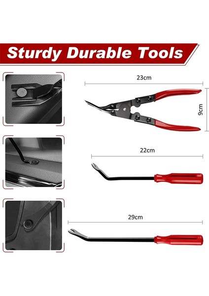 Otomatik Iç Sökme Kiti Araç Plastik Döşeme Çıkarma Aracı Araç Klipler Çekme Çekme Çekme Çekme Seti (Yurt Dışından) indirimleri