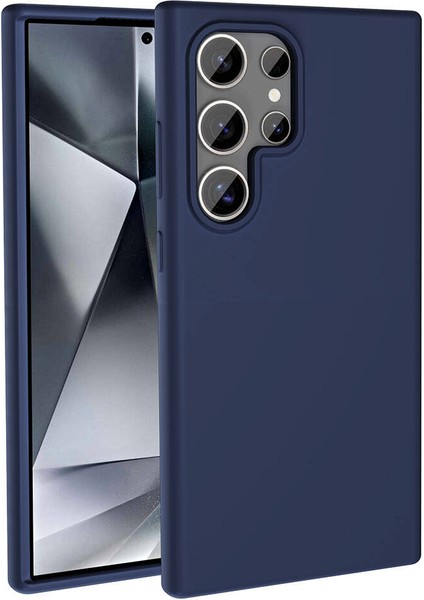 Galaxy S23 Ultra Kılıf M-Safe Şarj Özellikli Sıvı Teknolojili Silinebilir Sert Kivi Kapak