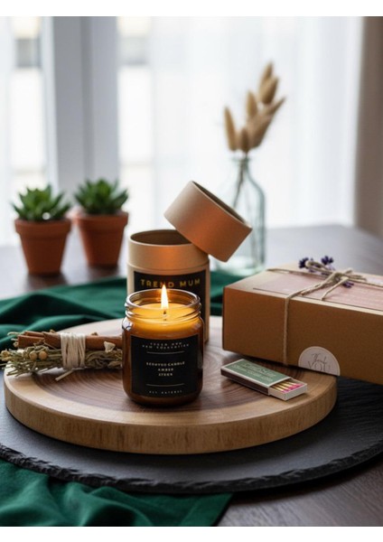 %100 Doğal Anti Tobacco Kokulu Mum, Konsept Hediyelik Mum, Kibrit, Bolluk Bereket Tütsü Demeti modelleri