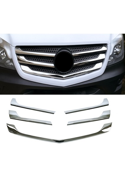 “mercedes Sprinter 5 Parçalı Ön Panjur – Şık ve Dayanıklı Tasarım” P.çelik