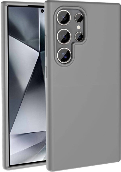 Galaxy S23 Ultra Kılıf M-Safe Şarj Özellikli Sıvı Teknolojili Silinebilir Sert Kivi Kapak