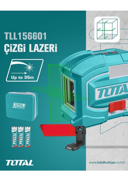 Distomat Yeşil Çizgi Lazer Hizalama TLL156601
