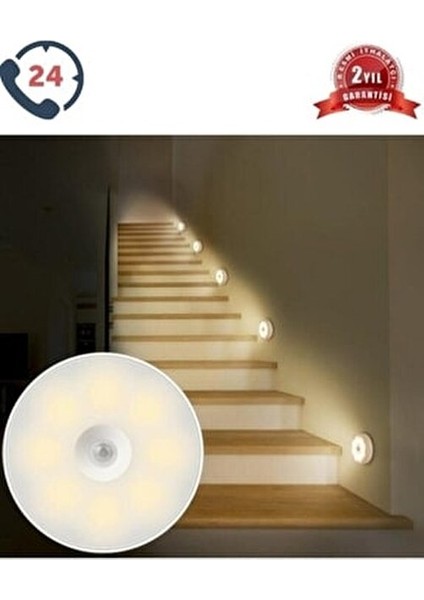 Hareket Sensörlü USB Şarjlı LED Işık Lamba