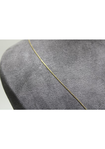 14 Ayar Altın Ü Harfi Kolye Zinciriyle Beraber modelleri