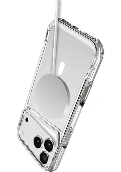 İphone 17 Pro Max Kılıf Lopard Magsafe Şarj Destekli T-max M-gsafe Kapak Sararmayan Telefon Kılıfı fiyatları