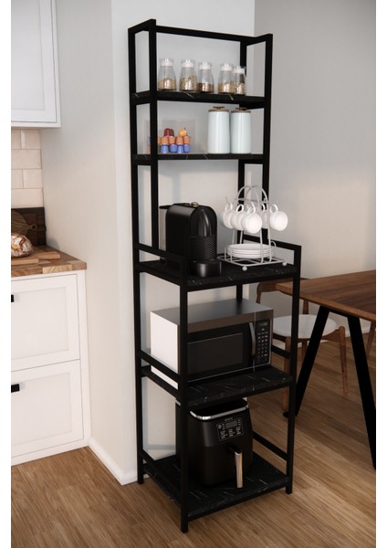 Çok Amaçlı Dolap Mutfak Rafı Mikrodalga Fırın Rafı Airfry Dolabı Düzenleyici Organizer Kahve Köşesi fiyatları