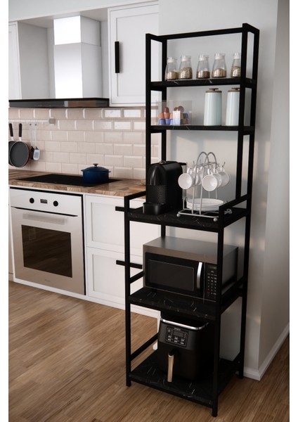 Çok Amaçlı Dolap Mutfak Rafı Mikrodalga Fırın Rafı Airfry Dolabı Düzenleyici Organizer Kahve Köşesi modelleri