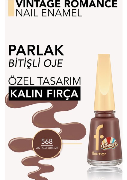 Vintage Romance Yüksek Pigmentli & Parlak Bitişli Oje modelleri
