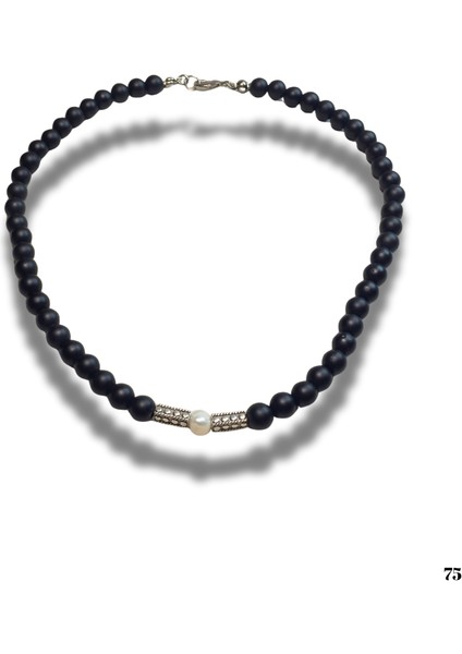 Reina Del Corazen El Yapımı, Otantik Tasarım ve Koruyucu Enerji Takı Asaletli Oniks ve Zarif Inci Antik Kolye ve Bileklik fırsatları