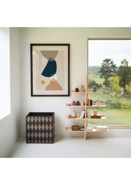 Ahşap Çerçeveli 3'lü Poster Tablo Seti | Modern Stil Minimal Duvar Dekoru fırsatları