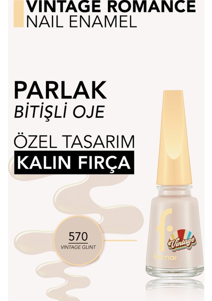 Vintage Romance Yüksek Pigmentli & Parlak Bitişli Oje modelleri