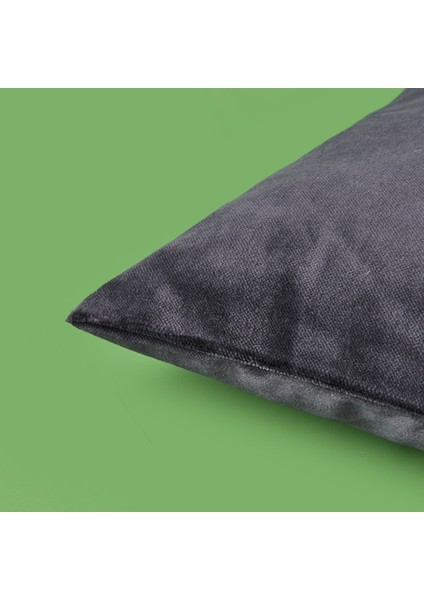 Soft Shiney Kırlent - Antrasit - 40X40 cm modelleri