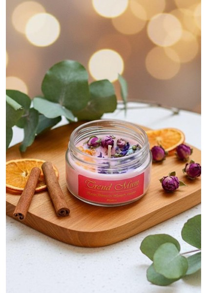 Fransız Lavantalı Dingiinlik ve Huzur Ritüel Lavanta Kokulu Mum modelleri