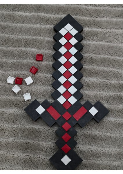 28Cm Minecraft Kılıç Orijinal Boyut, Minecraft Kılıç, Dekoratif Kılıç Figürü, Minecraft Biblo