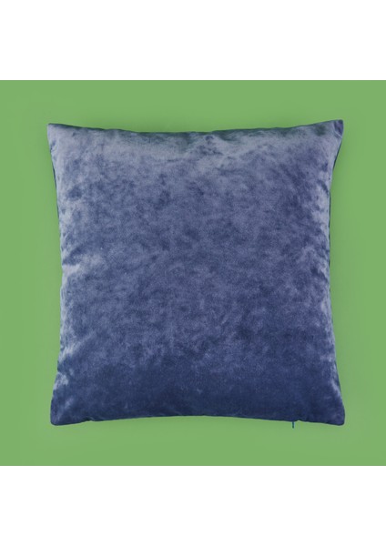 Soft Shiney Kırlent - Mavi - 40X40 cm