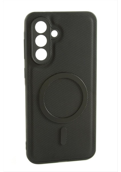 Samsung Galaxy S25 MagSafe Siyah Silikon Kapak Telefon Kılıf