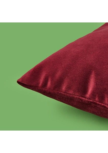 Soft Shiney Kırlent - Bordo - 40X40 cm modelleri