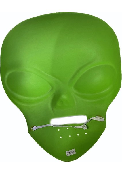 Ghoulish Productions Green Alien Mask 45X30 cm ( Uzaylı ) - Lisinya fiyatları