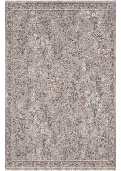 Frezia Floral Bambu Polyester Oturma Odası Salon Mutfak Halısı Eskitme Çiçekli Vintage Halı fiyatları