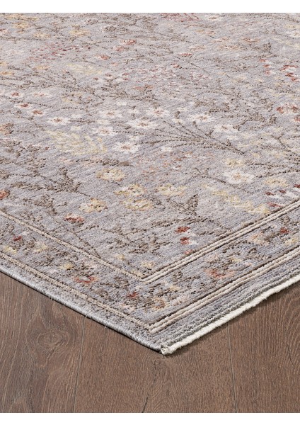 Frezia Floral Bambu Polyester Oturma Odası Salon Mutfak Halısı Eskitme Çiçekli Vintage Halı modelleri