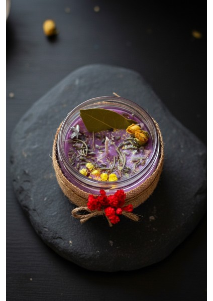 Iskandinav Tarzı Özel Tasarım Ylang Ylang Kokulu Mum, Hediyelik Mum