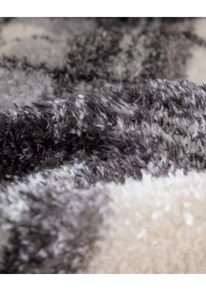 Varnelle Çift Kişilik Sherpa Battaniye - Ekru/antrasit