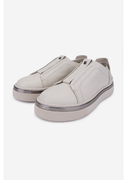 Kadın Hakiki Deri Kırık Beyaz Sneakers & Spor Ayakkabı 1116 410 Bn Ayk SK25-26 Off Whıte Fltr indirimleri