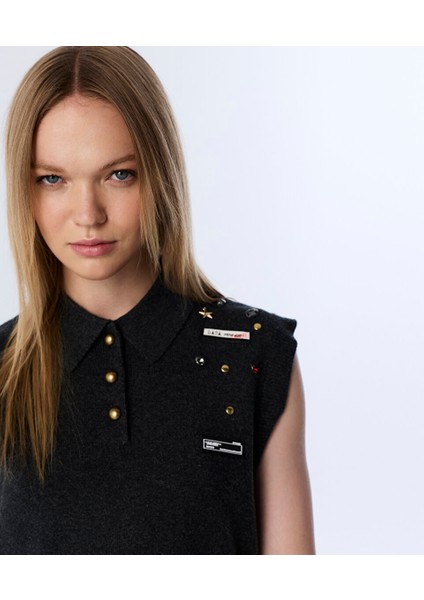 Karma Aksesuarlı Süveter TW6250050188036 modelleri