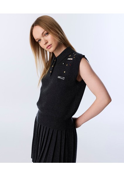 Karma Aksesuarlı Süveter TW6250050188036 fırsatları