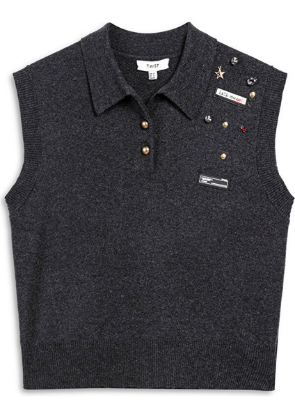 Karma Aksesuarlı Süveter TW6250050188036 indirimleri