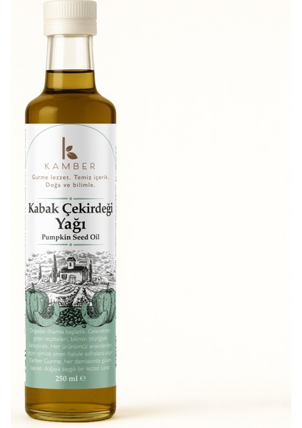 Soğuk Sıkım Kabak Çekirdeği Yağı 250 ml - Soğuk Sıkım