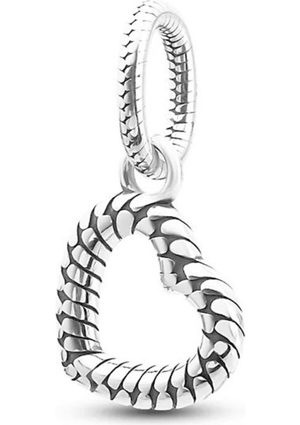 Moments Kalp Sallantılı Gümüş Charm