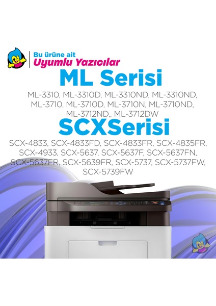 Samsung MLT-D205L 10'lu Avantaj Paket / ML-3310 / ML-3312 / ML-3710 / SCX-4833 / SCX-5637 Muadil Toner fiyatları