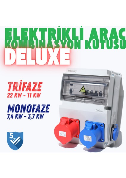 ''Deluxe'' Elektrikli Araç Kombinasyon Kutusu, V i k o/P a n a s o n i c, 5 Yıl Garanti