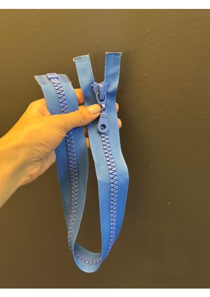 Mavi Iri Dişli Fermuar 50X4 cm modelleri