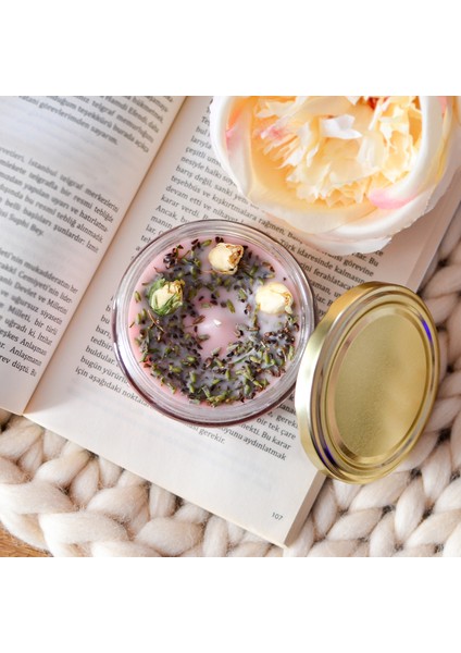 Arınma Ritüeli Lavanta Kokulu ve Üzerlik Tohumlu Arınma Mumu, Kokulu MUm , Hediyelik Mum fırsatları