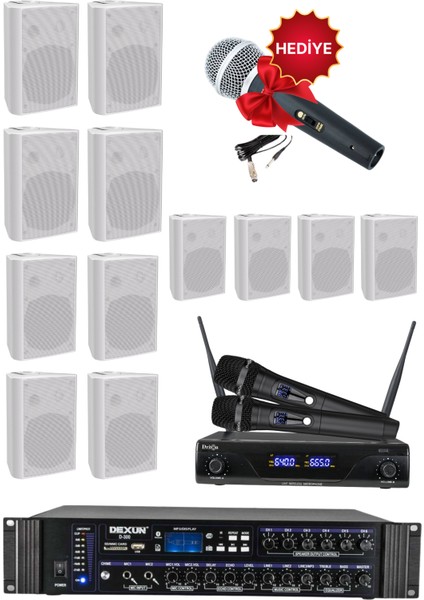 Drt-5 Sütun Hoparlör Mağaza Dükkan Kafe Seslendirme ve Okul Anons Sistemi modelleri