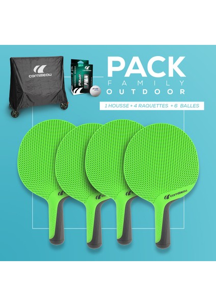 207007 Family Pack Outdoor Masa Tenisi Seti