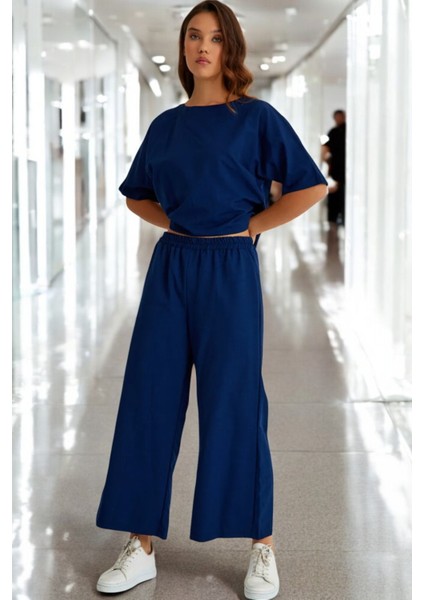 Yazlık Kısa Kollu Alt Üst Keten Takım modelleri