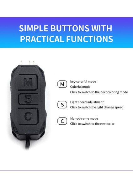 Argb Kontrolcü Controller Denetleyici 5V 3pin Sata Güç Beslemeli 1 Port fırsatları