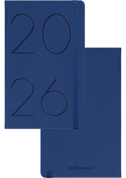 2026 Yılı 13X21 cm Günlük Ajanda Lacivert modelleri