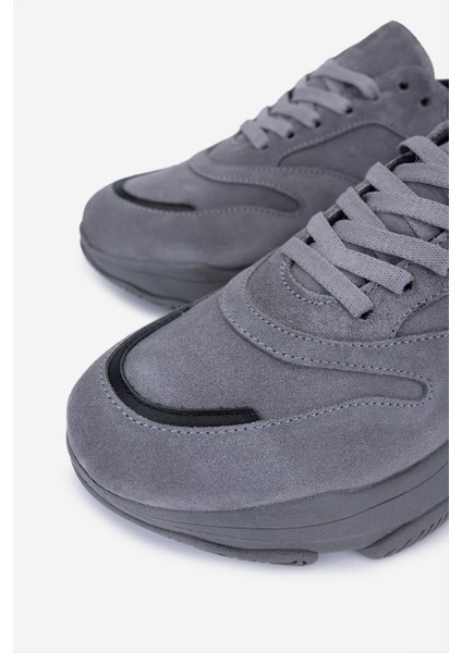 Kadın Hakiki Deri Gri Sneakers & Spor Ayakkabı 154 3396 Bn Ayk SK25-26 Grı Suet/syh Dr modelleri