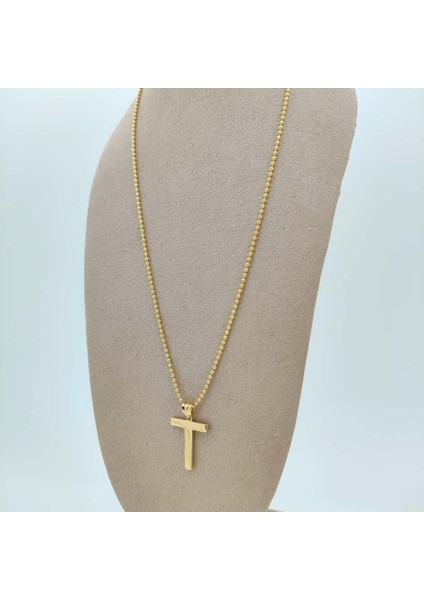 T Harfi Kolye Ucu - KLU0675 fırsatları