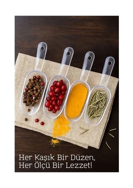 Buğz Bx Şeffaf Baharat Kaşığı – Küçük Erzak Küreği