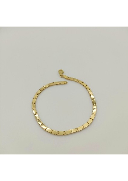 Dikdörtgen Plaka Altın Bileklik - BLK1038 modelleri