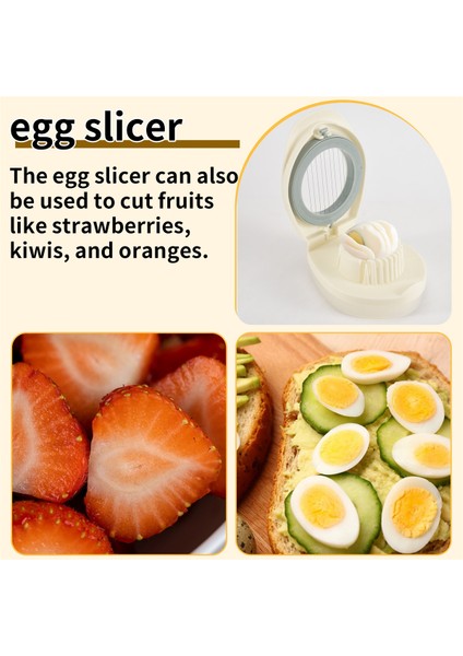 3'ü 1 Arada Çok Amaçlı Yumurta Dilimleyici Yumurta Kesici Paslanmaz Çelik Bıçaklar ve Yumurta Dilimleyici Için Saklama Kutusu (Yurt Dışından) fırsatları