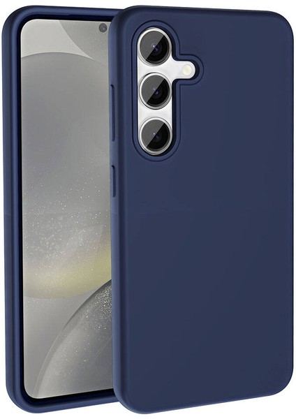 Galaxy S24 Kılıf M-Safe Şarj Özellikli Sıvı Teknolojili Silinebilir Sert Kivi Kapak