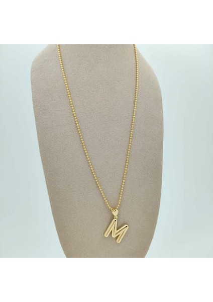 M Harfi Kolye Ucu - KLU0677 indirimleri