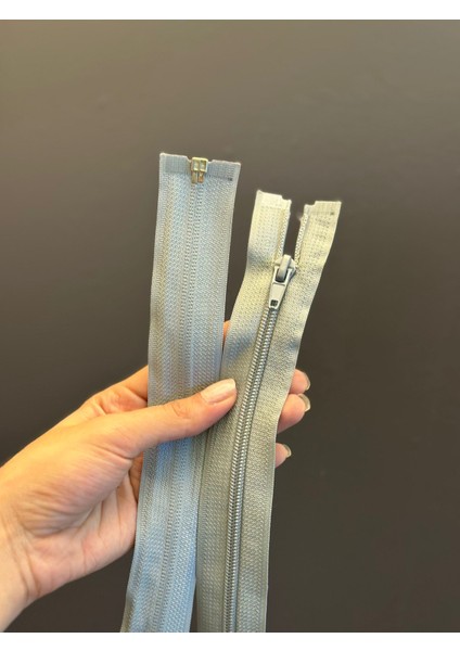 Gri Fermuar 83X4 cm fırsatları
